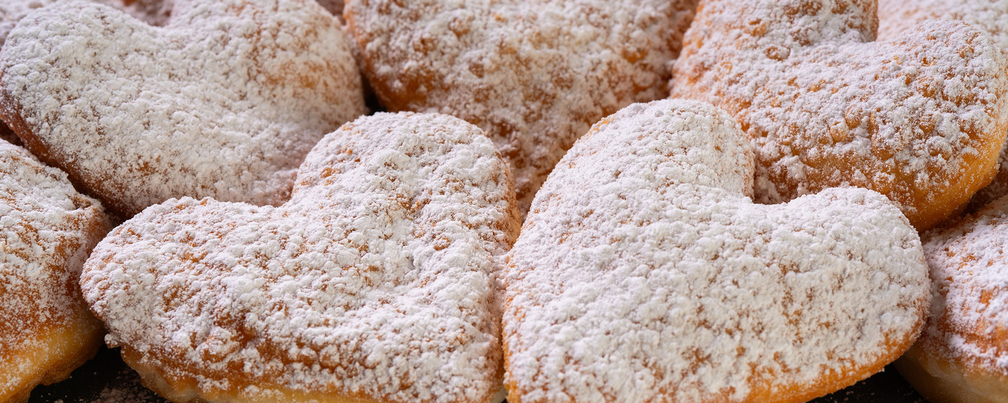Closeup Of Beignets