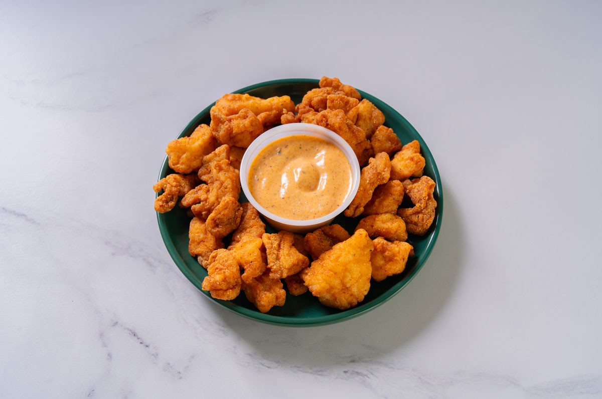 Gator Bites With Sauce